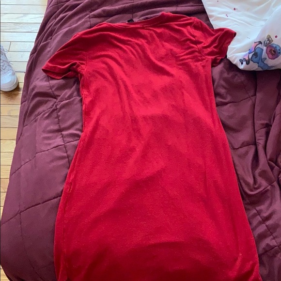 Red Form Fitting Dress - Picture 4 of 4